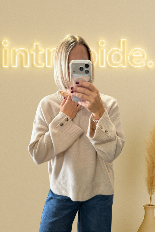 Le pull Albi - Beige 🤍