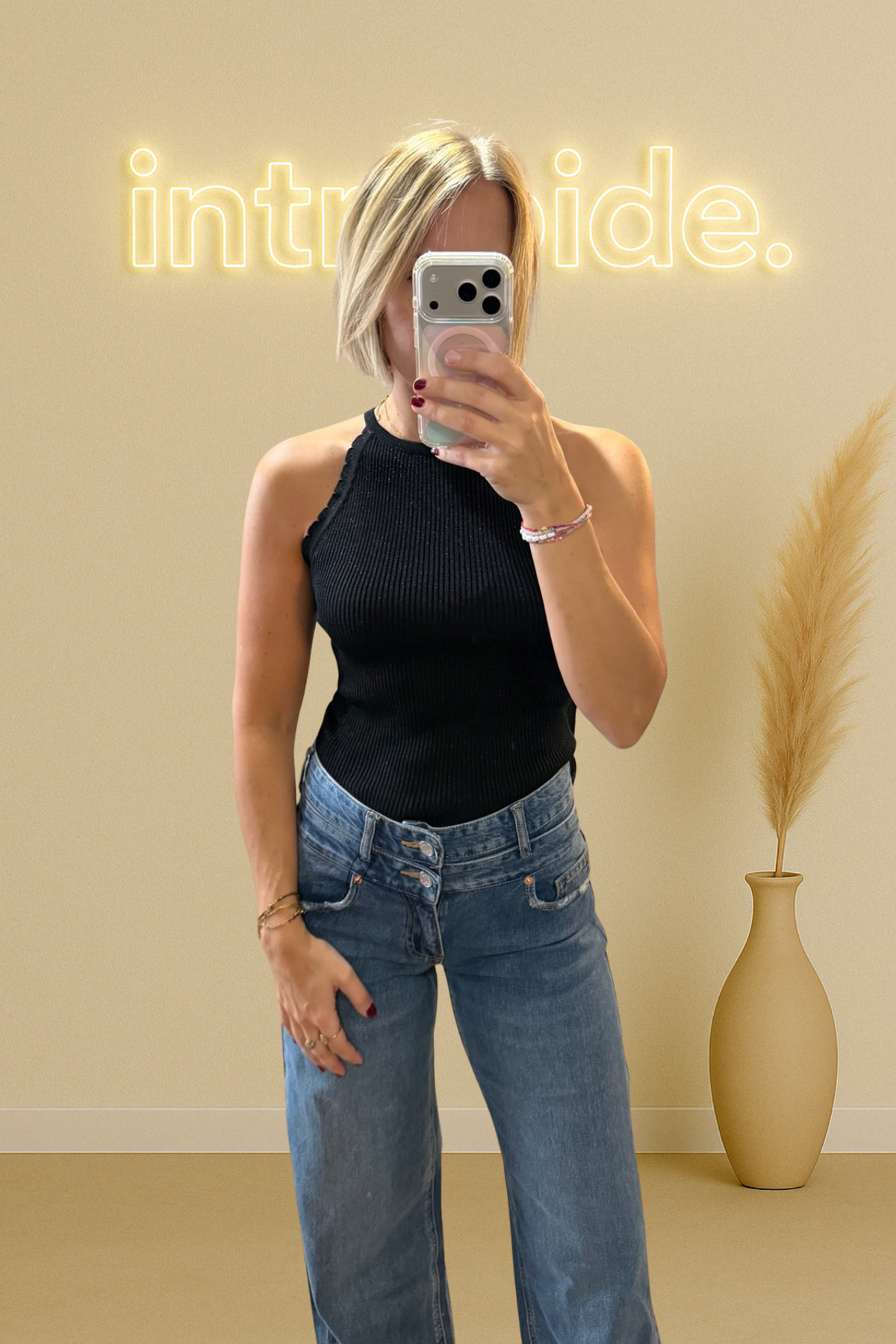 La petit top pailleté - noir ✨🖤