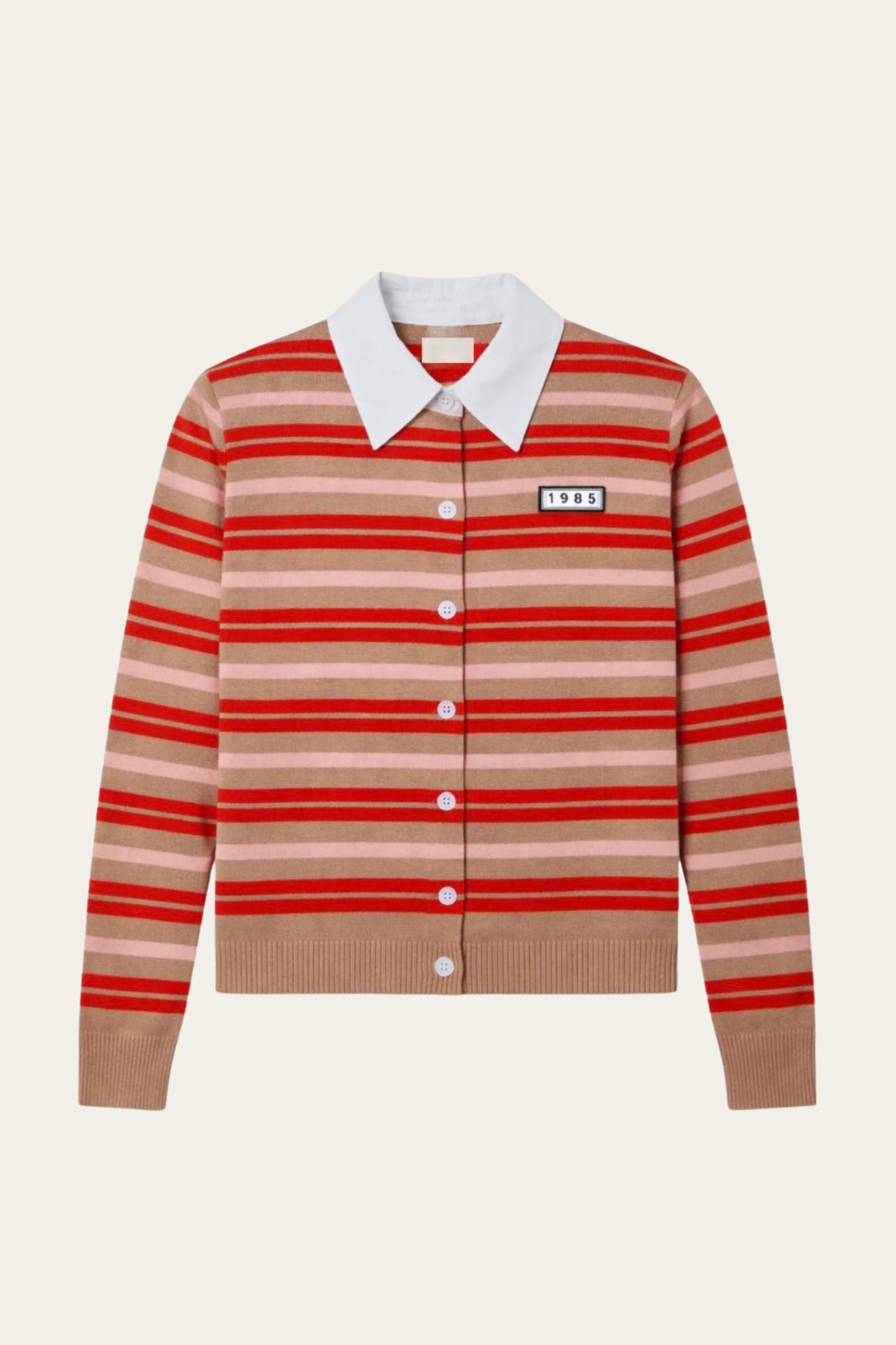 🧡 Cardigan rayé esprit rétro