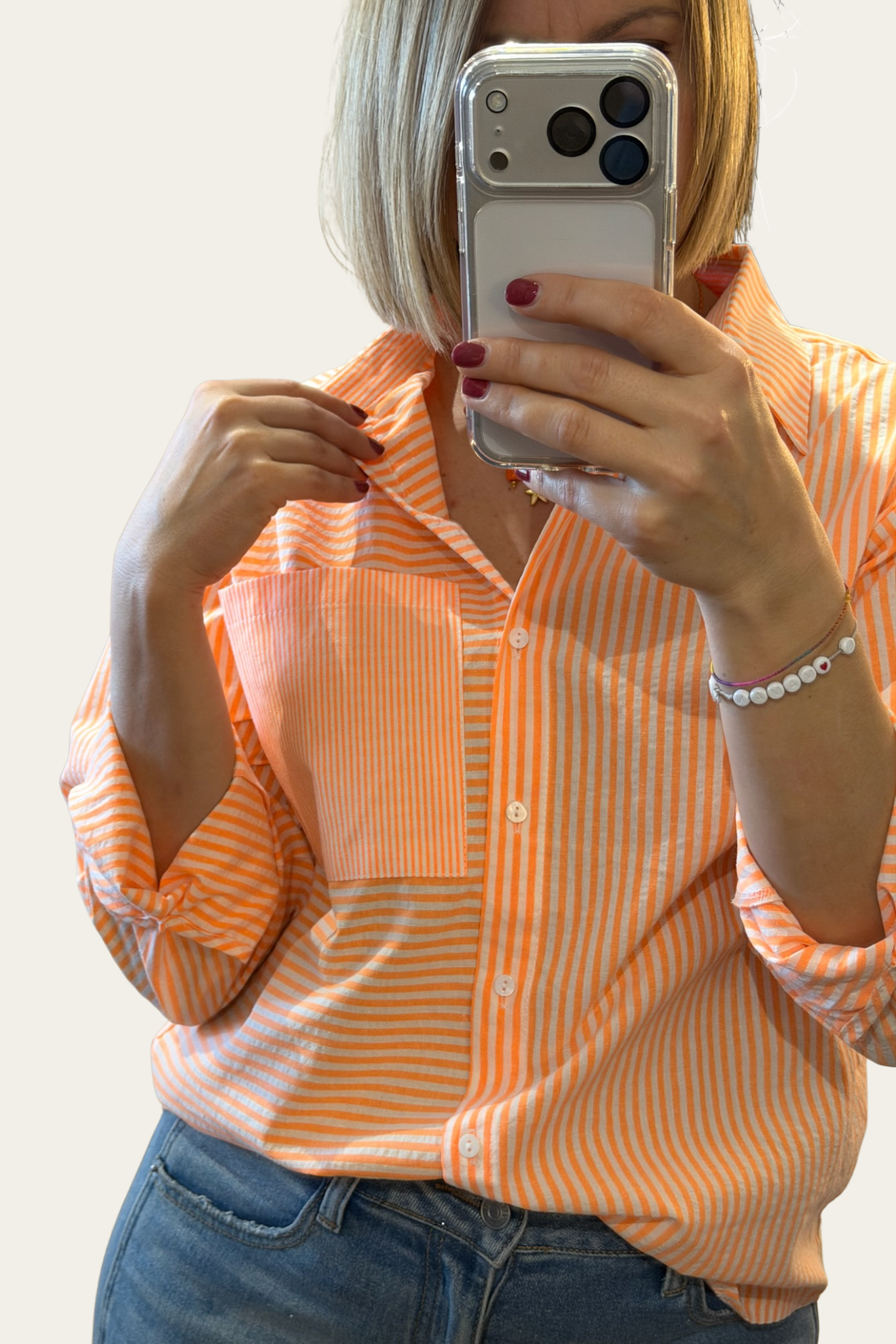 🍊 Chemise Sunshine orange