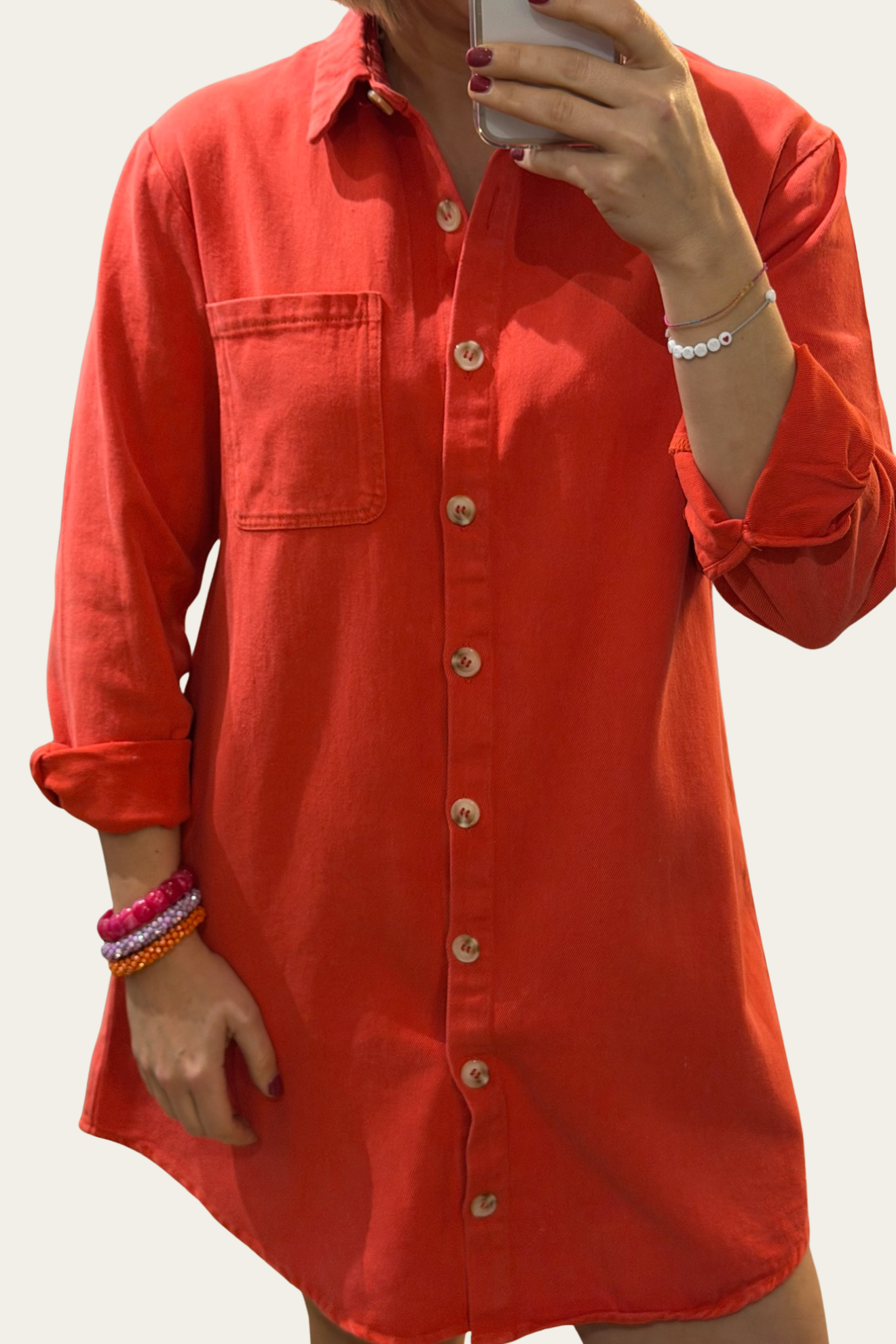 🪸Robe Chemise Sunset