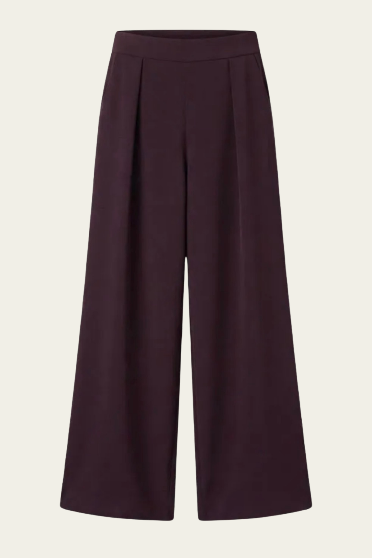 Le pantalon large et fluide - prune 🍇