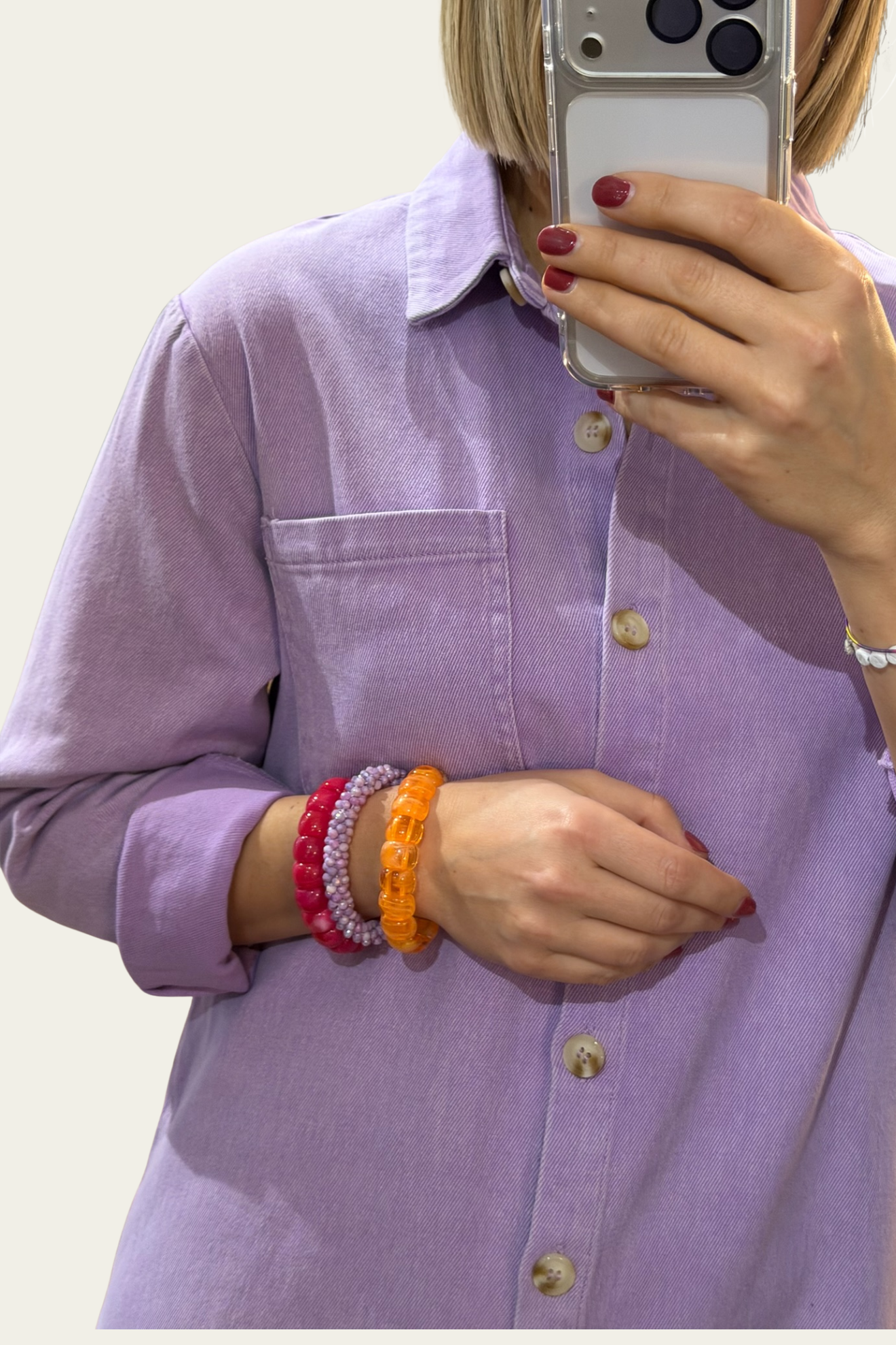 💜 Robe Chemise Lavender