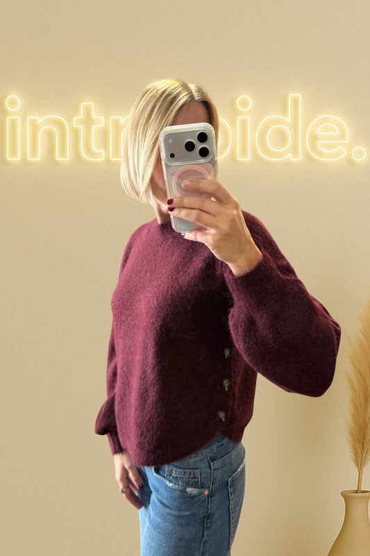 Le Pull Lou – prune 🍇
