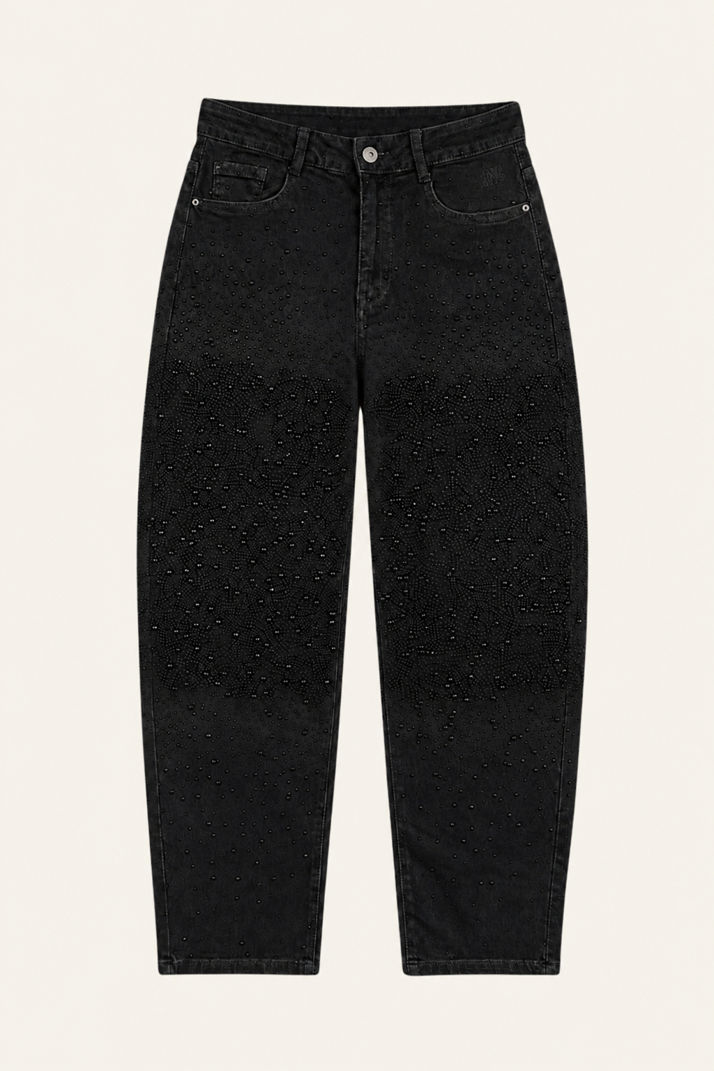 Le jean Barrel Sparkle - noir 🖤✨