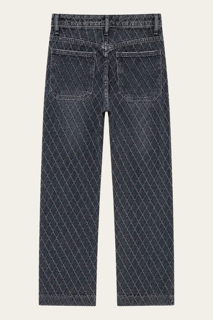 Le Jean Résille - gris délavé 🖤