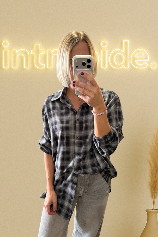 La chemise Solina - Carreaux gris 🩶