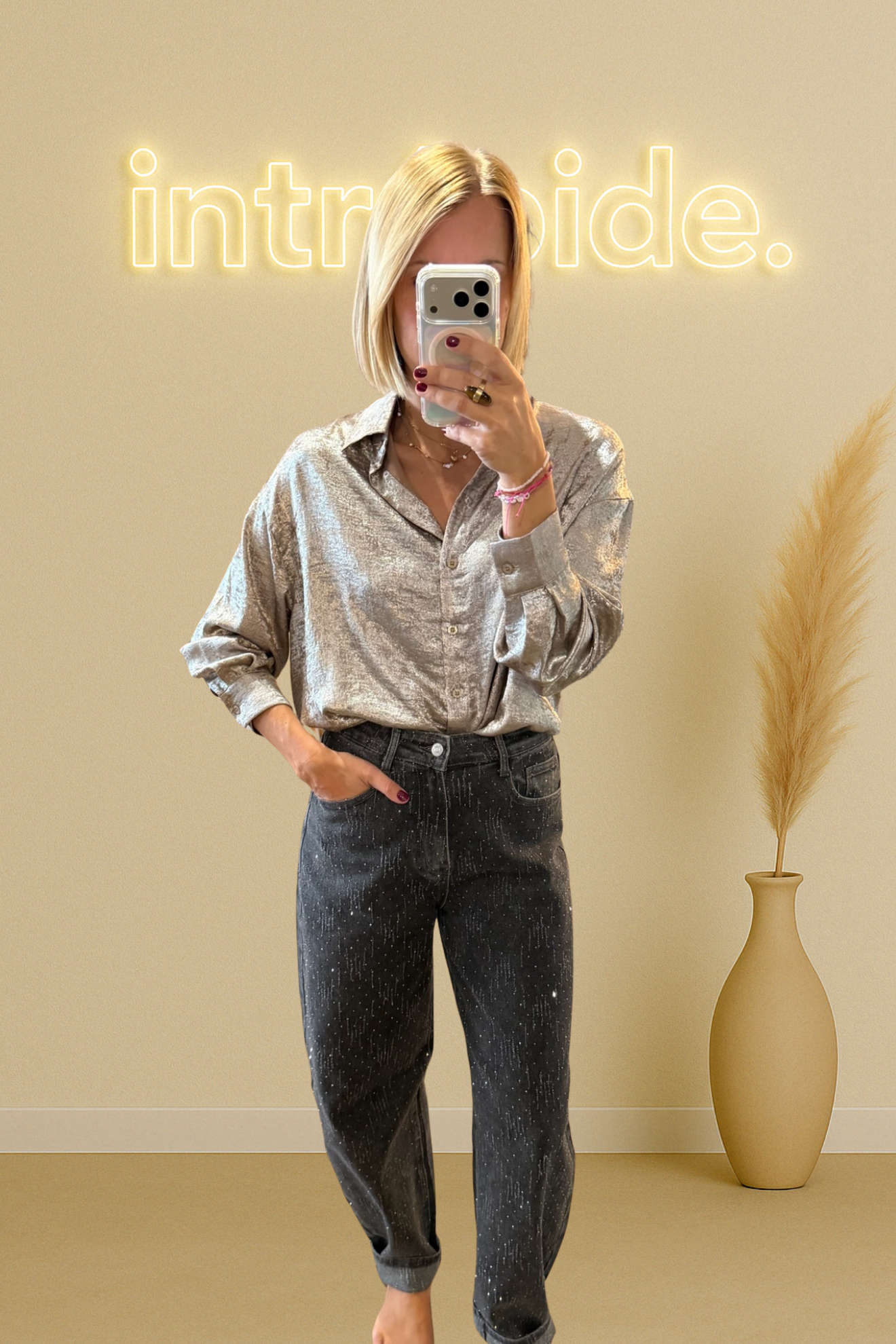 La chemise Lumière - argentée✨
