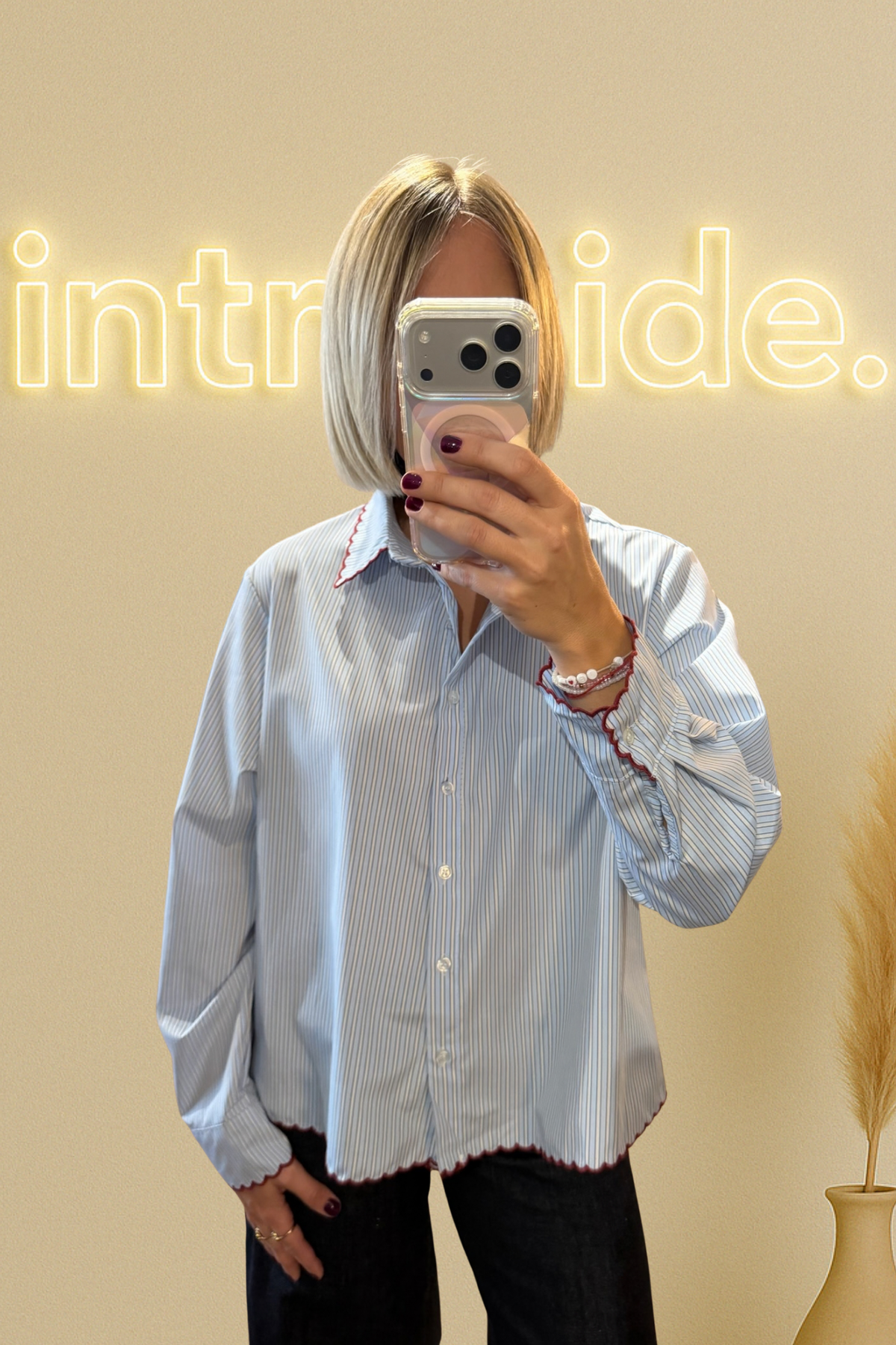 La chemise Maëline - Bleu ciel 🤍🍁💙