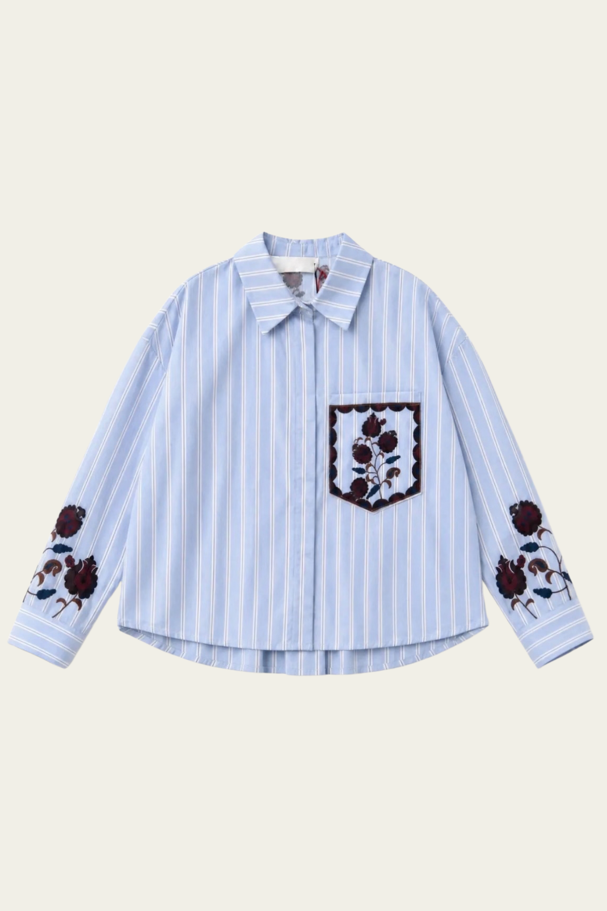 La chemise Soléna - Bleue rayée 💙🍂