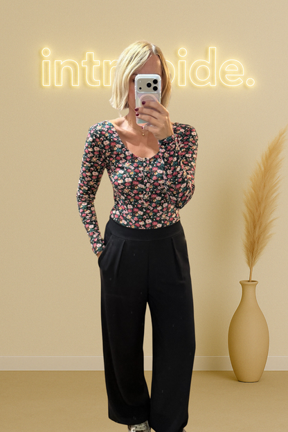 Le pantalon large et fluide - noir 🖤