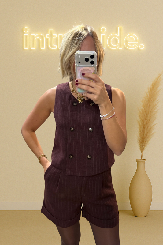 Le short Charlie – bordeaux 🤎🍷