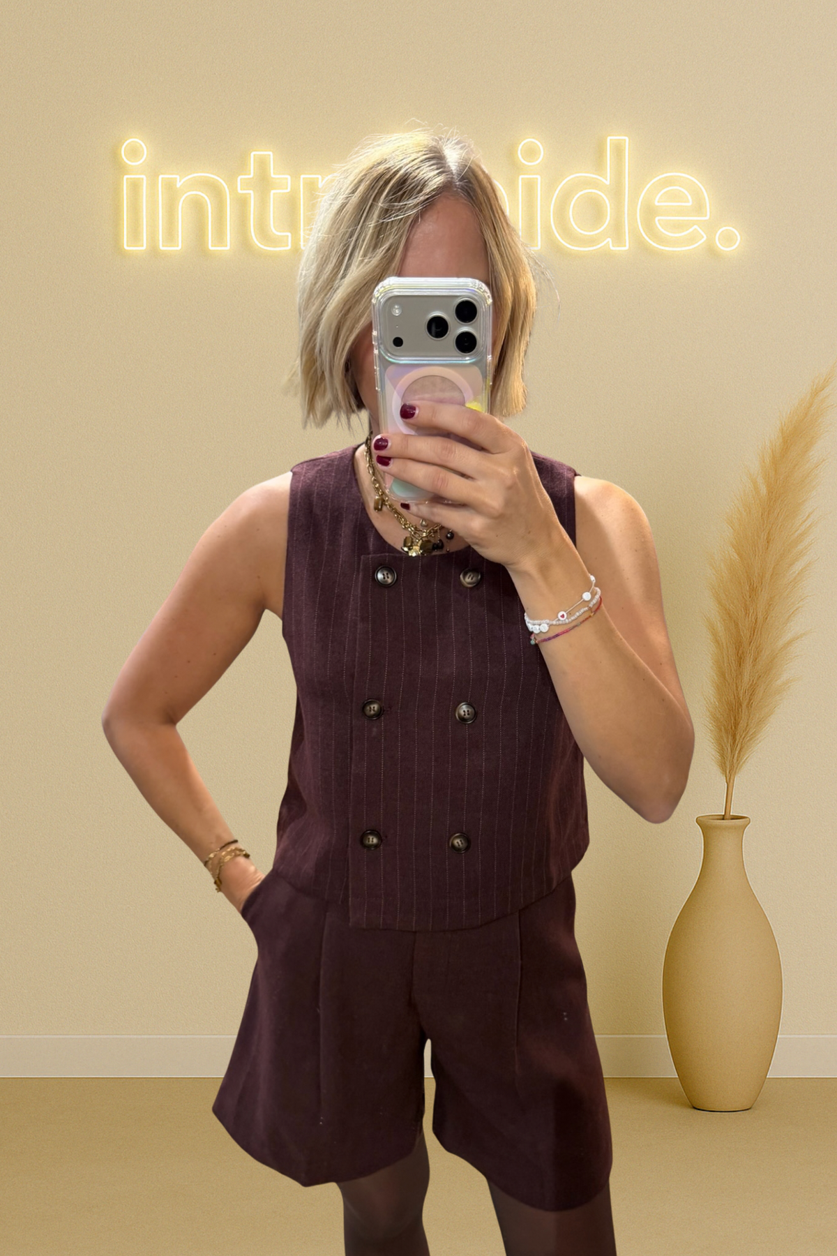 Le gilet Marceau – bordeaux 🤎🍷
