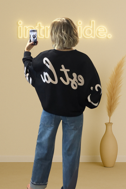 Le sweat C’est la vie – noir 🖤