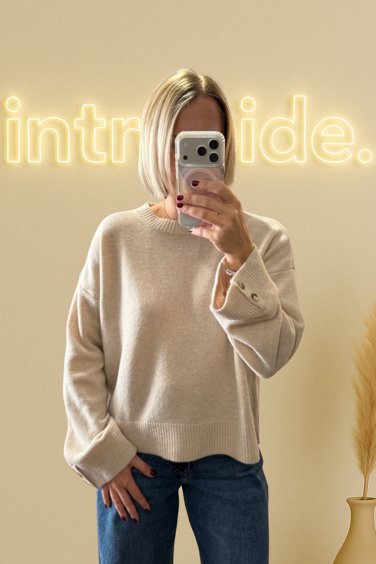 Le pull Albi - Beige 🤍