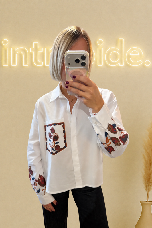 La chemise Soléna - Blanche 🤍🍂