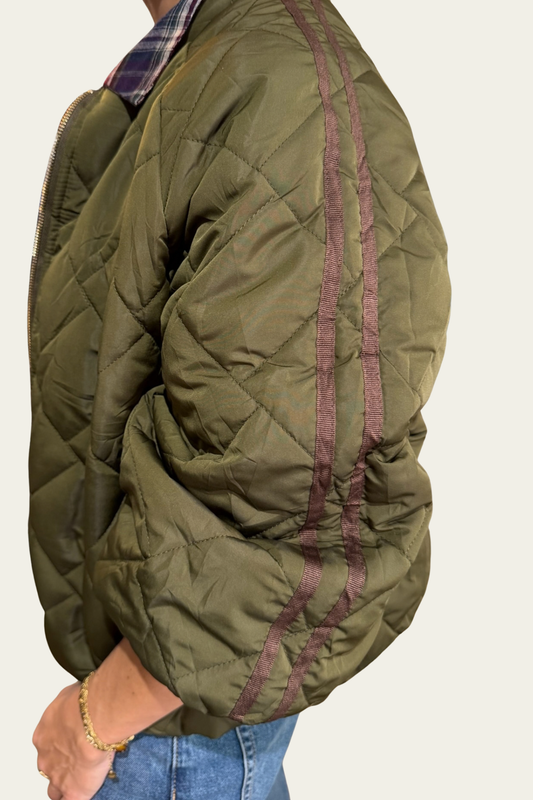 La Veste matelassée Line – Kaki 🫒