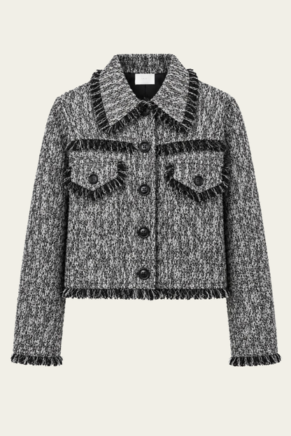 La veste tweed - silver ✨