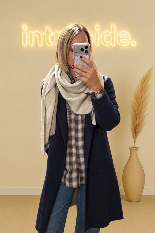 Le gilet manteau – Marine ⚓️