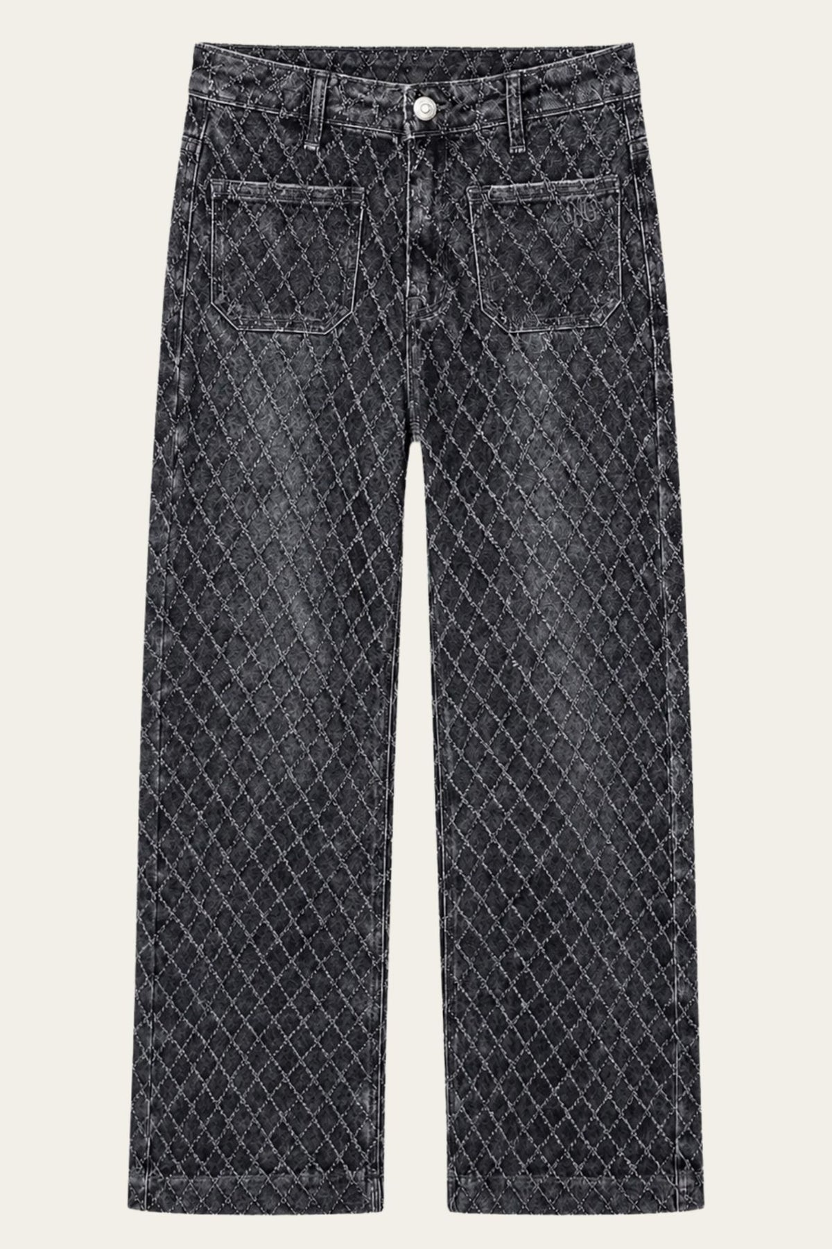 Le Jean Résille - gris délavé 🖤