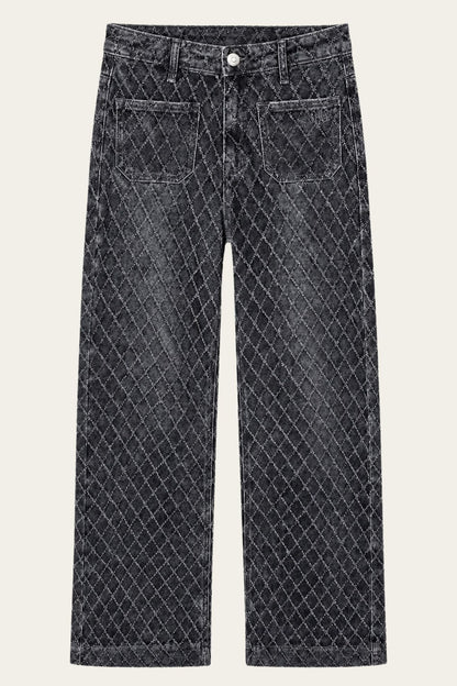 Le Jean Résille - gris délavé 🖤