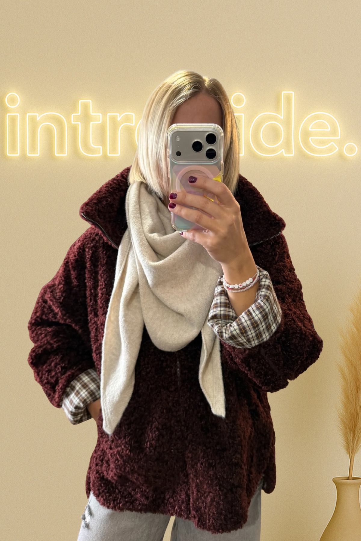Le foulard Clem - Écru 🤍