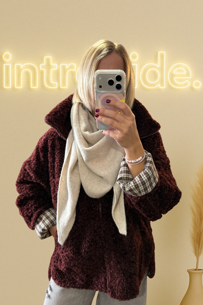 Le foulard Clem - Écru 🤍