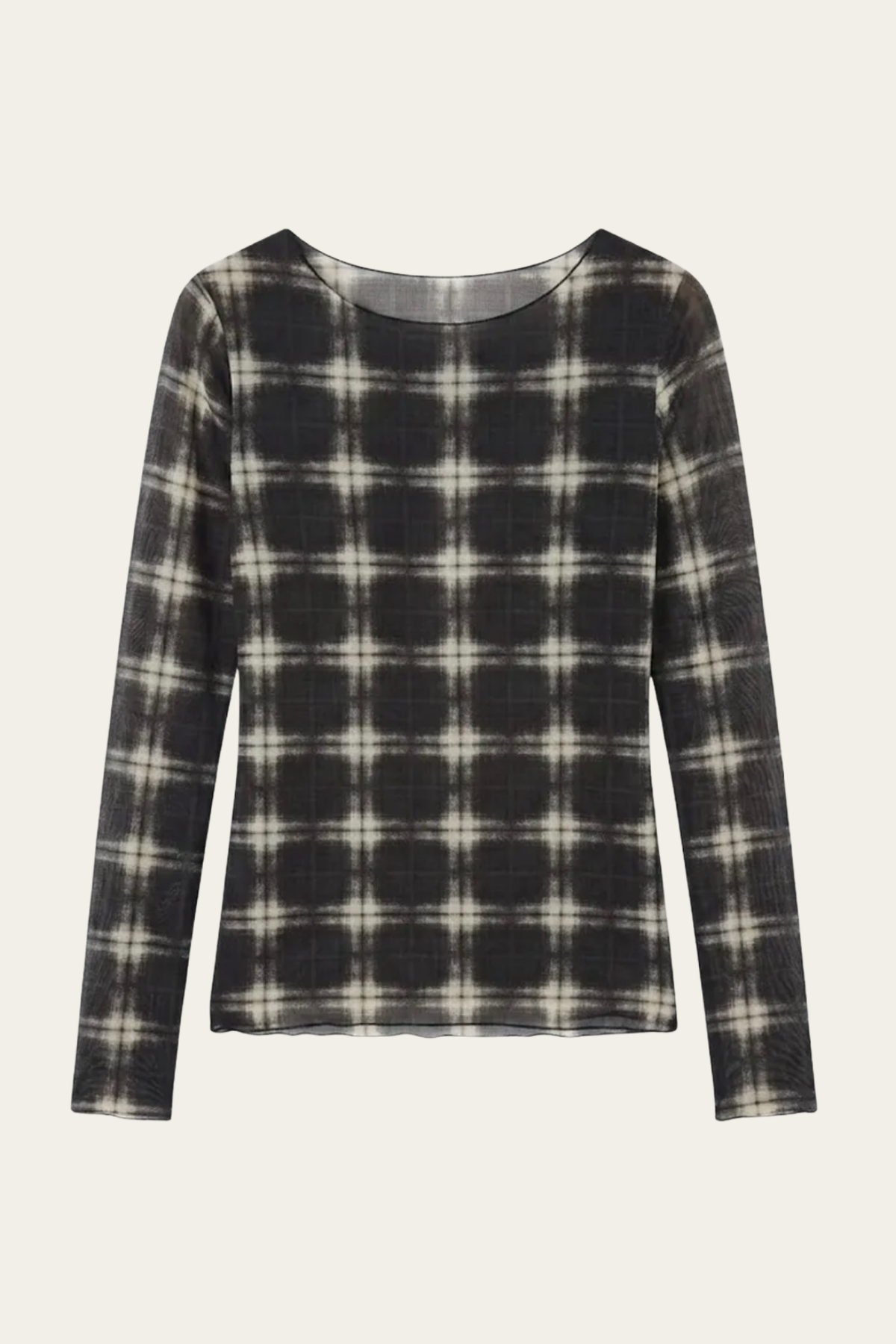 Le sous-pull tartan Cachemire - noir 🖤