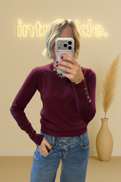 Le pull Élise – chocolat 🤎