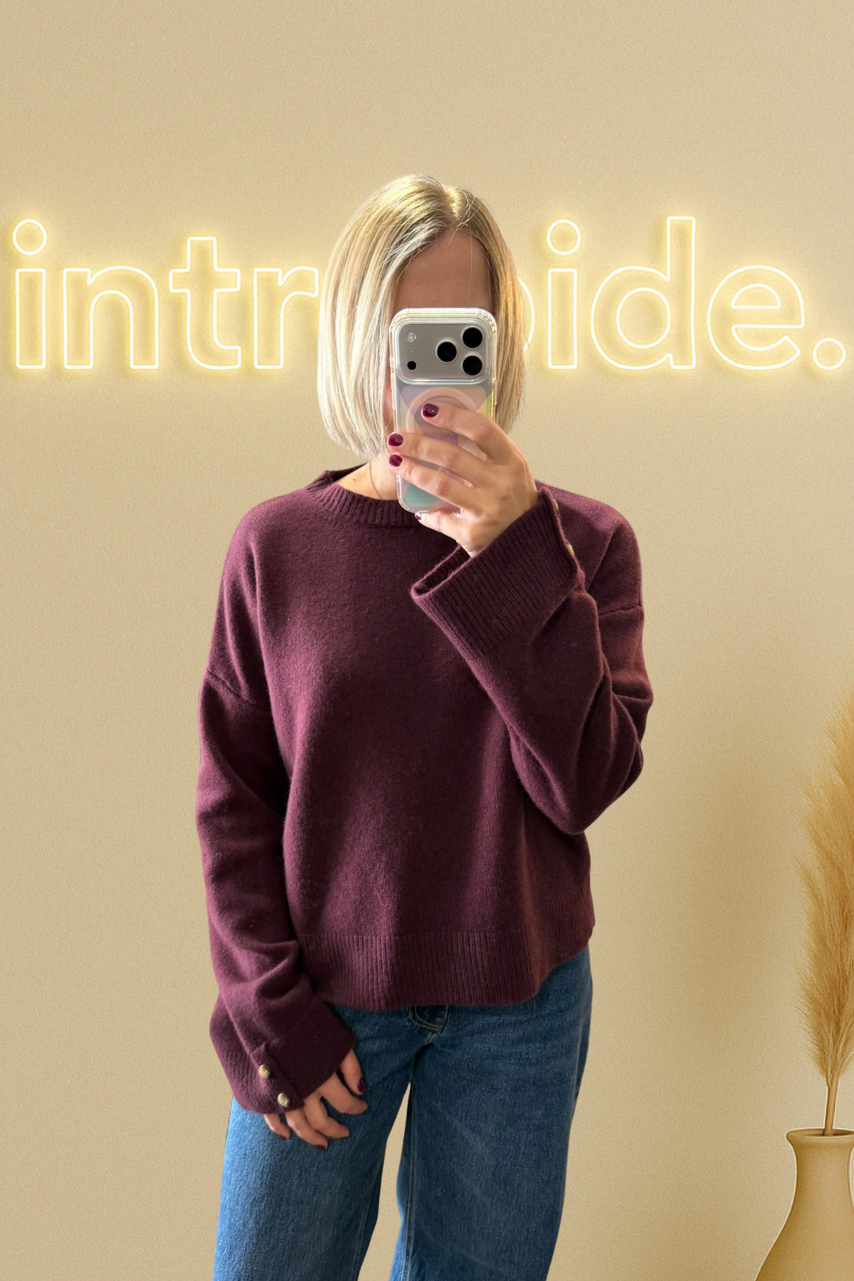 Le pull Albi - Prune 🍇