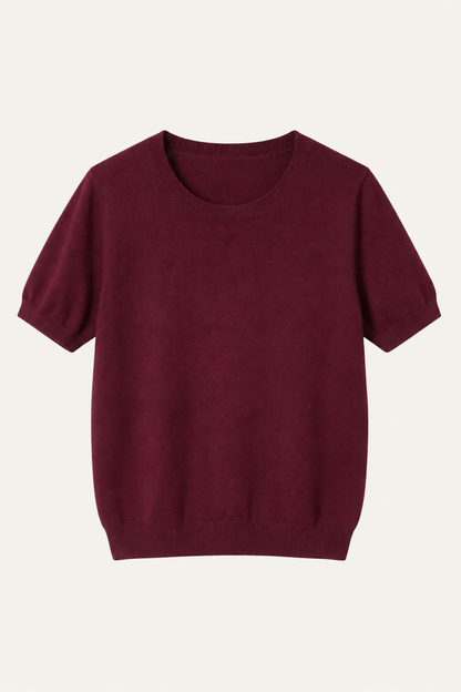 Le pull Essentiel – burgundy ♥️