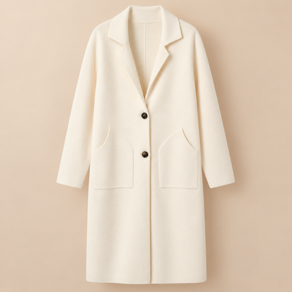 Le gilet manteau – écru 🤍