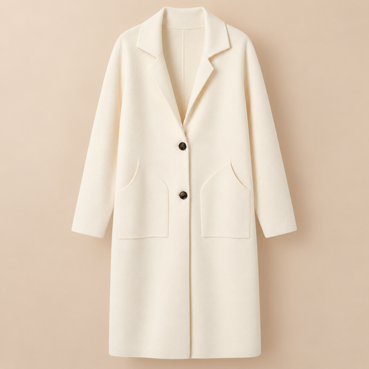 Le gilet manteau – écru 🤍