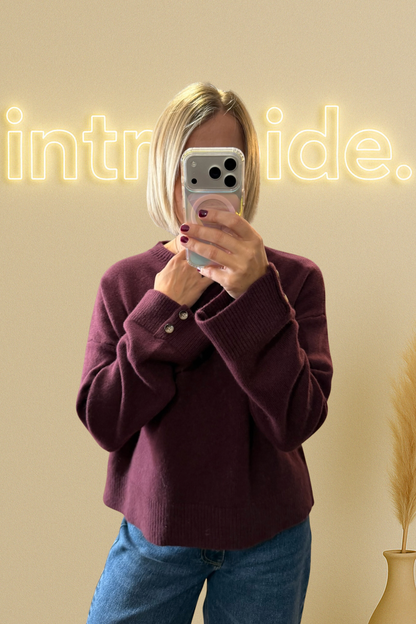 Le pull Albi - Prune 🍇