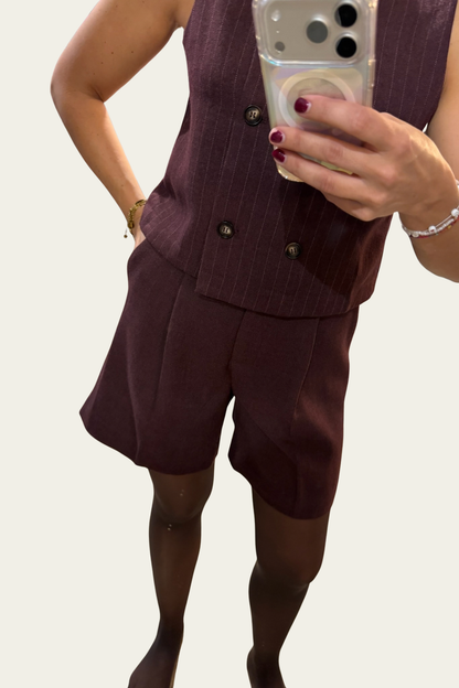 Le short Alba – prune 🍇