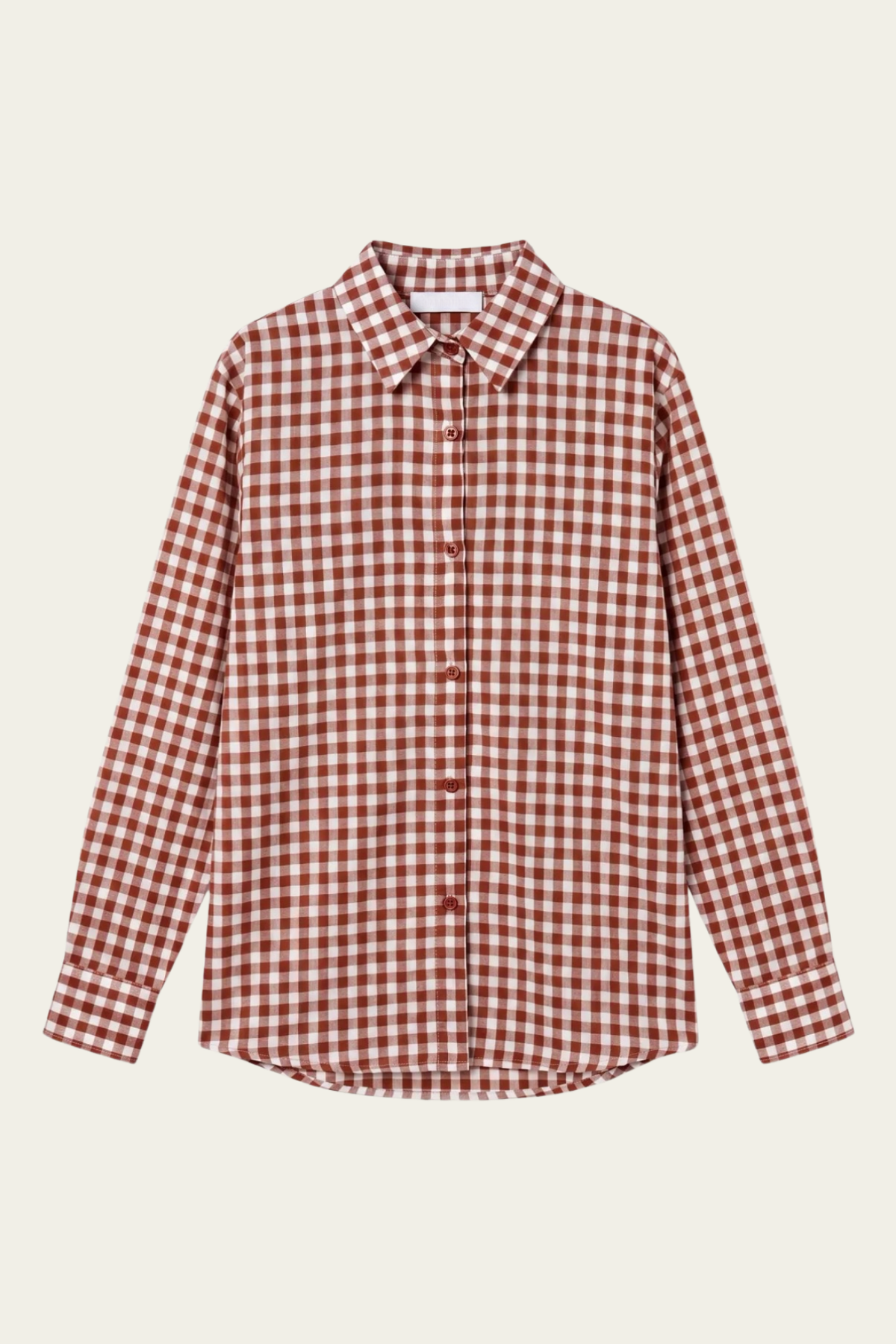 Chemise Vichy dos ouvert - bordeau ♥️