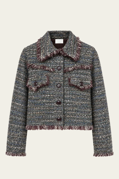 La veste tweed - forêt 🍃