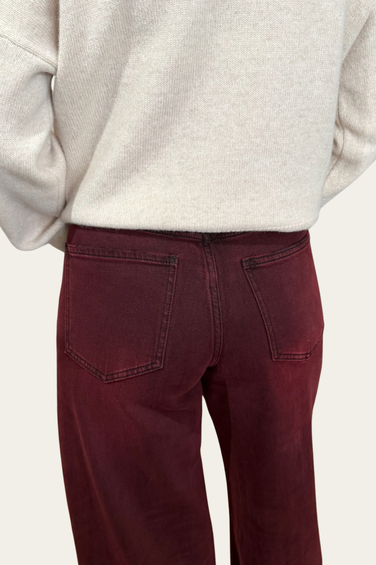 Le jean Marlowe - Burgundy 🍷