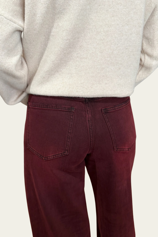 Le jean Marlowe - Burgundy 🍷
